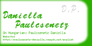 daniella paulcsenetz business card